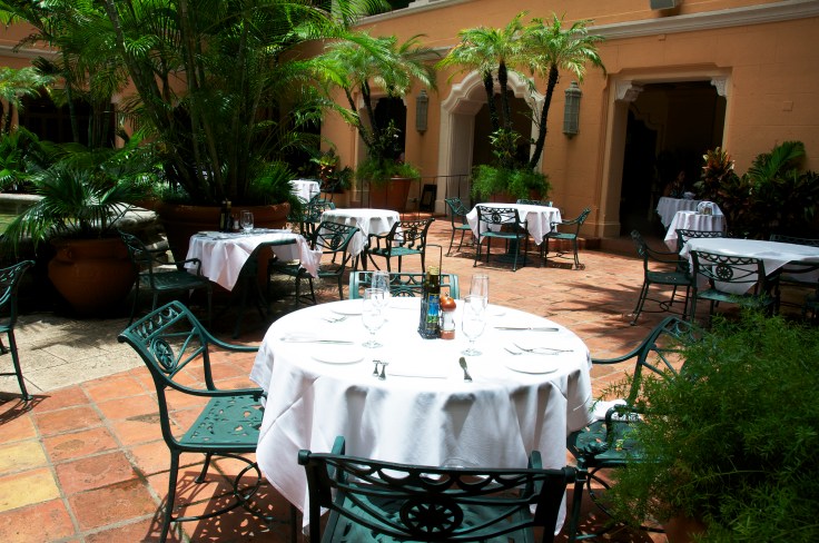 fontana outdoor seating