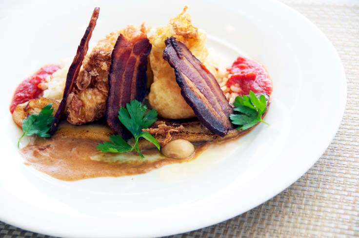 Cuban style fried eggs