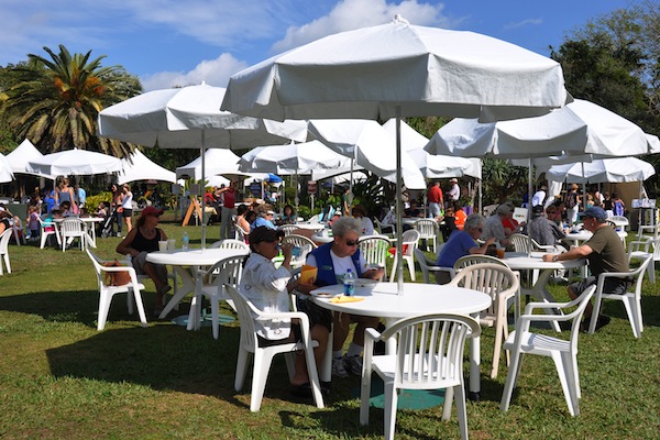 People enjoying food