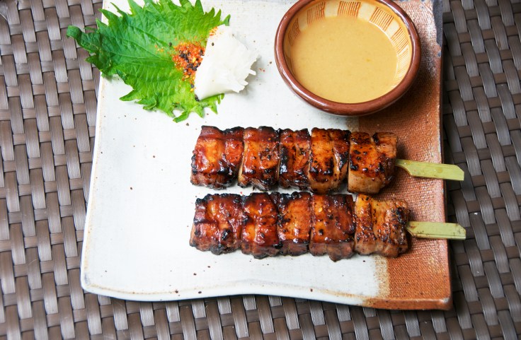 pork belly skewer