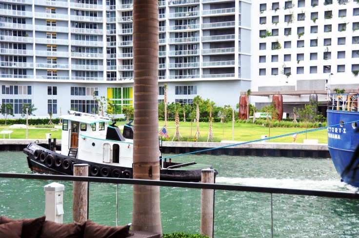 View of the Miami River from Zuma