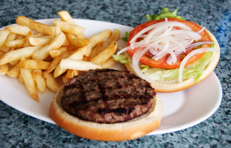 Hamburger with Fries