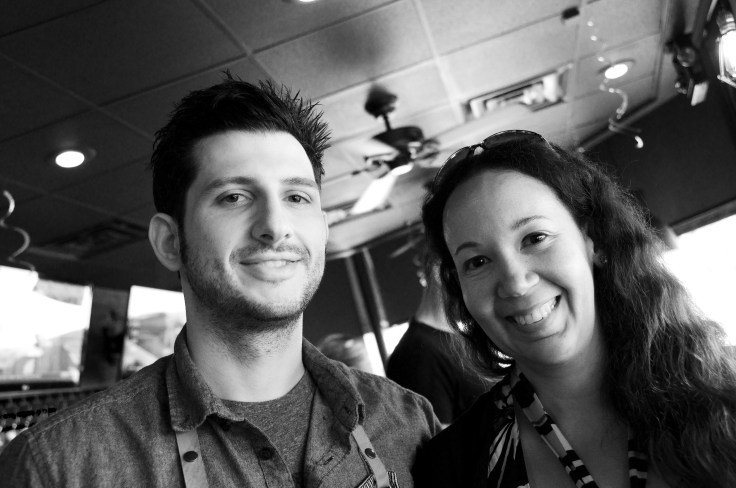 Chef Giorgio Rapicavoli posing with my sister, Miss D.