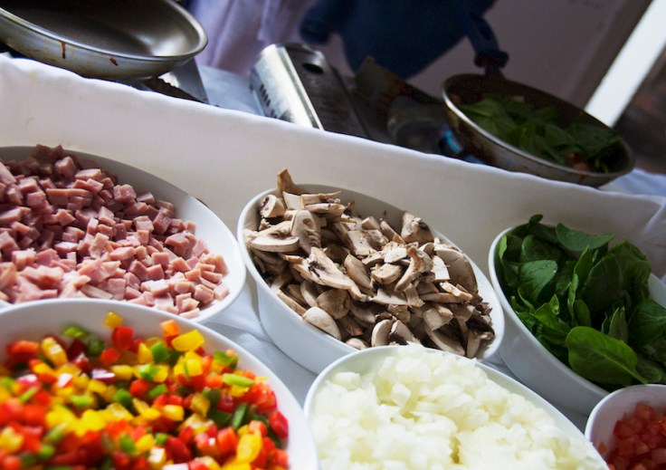 omelet station for brekkie 2