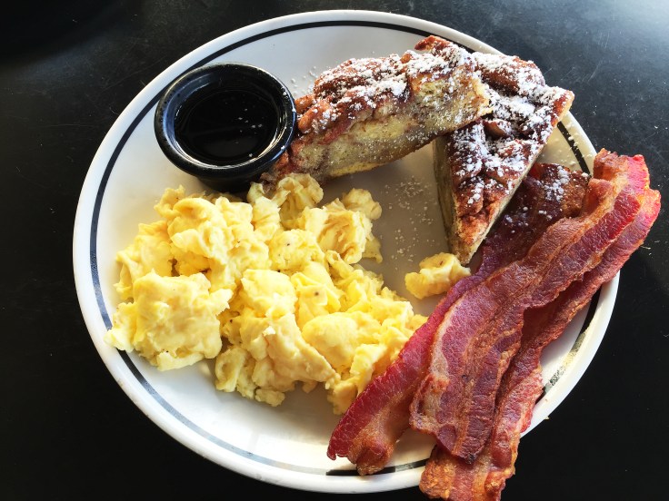 Baked French Toast & Eggs