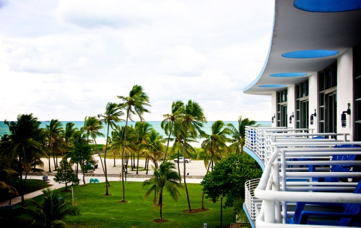 view from the balcony