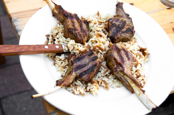 lamb and pilaf