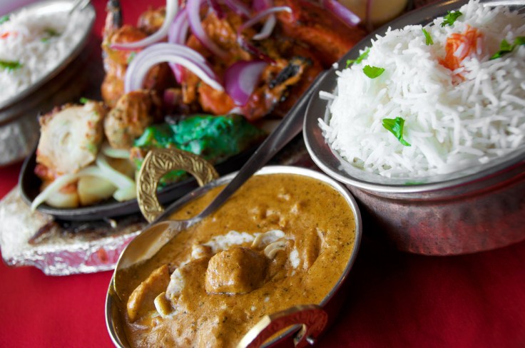 chicken korma & basmati rice