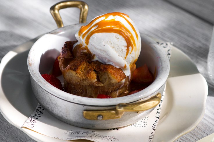  Bread Pudding with Ice Cream